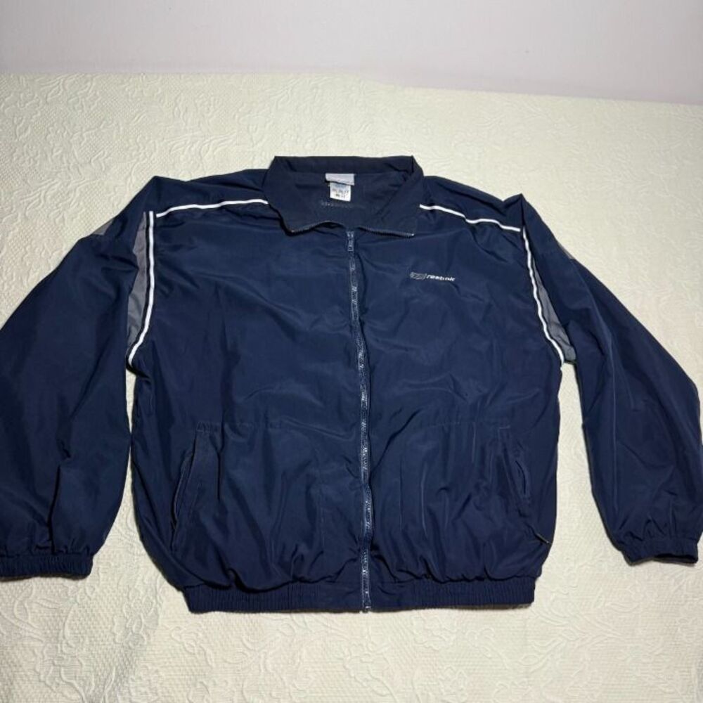Vintage 90s Reebok Colorblock Windbreaker Tracksuit Set Top L / Bottoms M